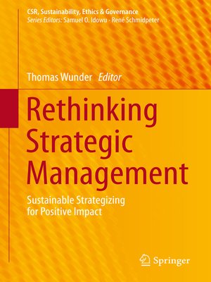 cover image of Rethinking Strategic Management